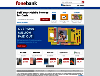 fonebank.com.au screenshot