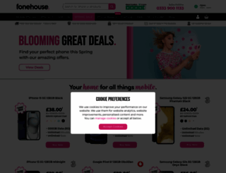 fonehouse.co.uk screenshot