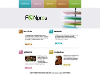 fonpros.com screenshot