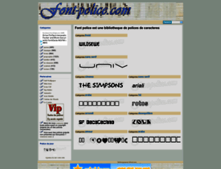 font-police.com screenshot