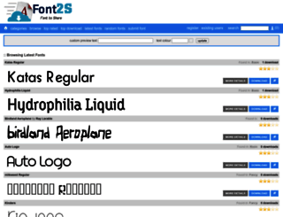 font2s.com screenshot