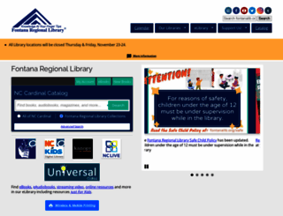 fontanalib.org screenshot