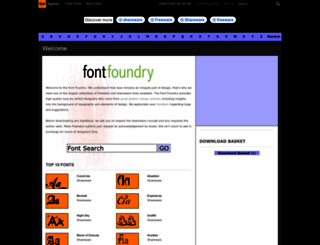 fontfoundry.com screenshot