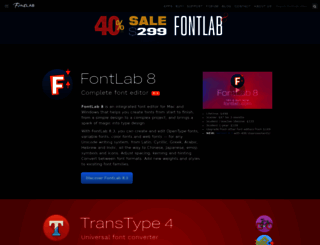 fontlab.com screenshot