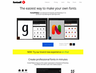 fontself.com screenshot