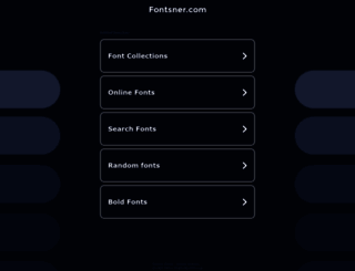 fontsner.com screenshot