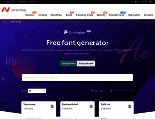 fontsnthings.com screenshot