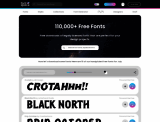 fontspace.com screenshot