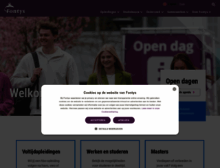 fontys.nl screenshot