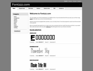 fontzzz.com screenshot