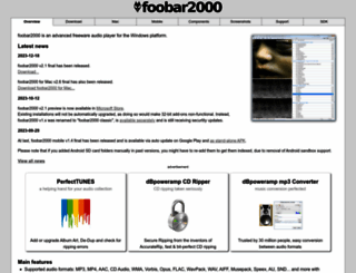 foobar2000.org screenshot