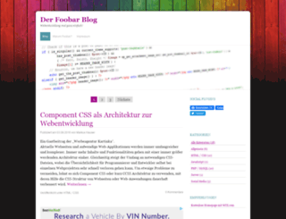 foobarblog.net screenshot