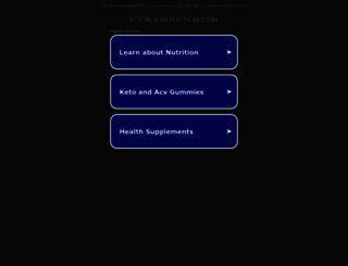 fooblienutrition.com screenshot