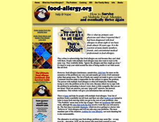 food-allergy.org screenshot