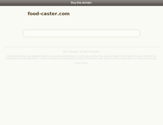 food-caster.com screenshot