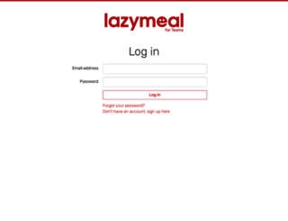 food.lazymeal.com screenshot