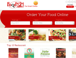 food121.co.uk screenshot