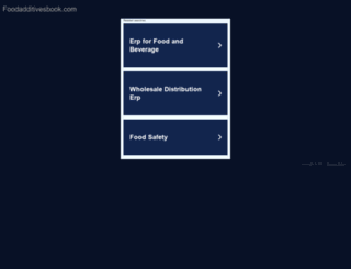 foodadditivesbook.com screenshot