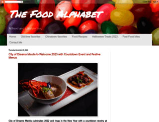 foodalphabet.blogspot.com screenshot