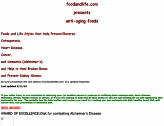 foodandlife.com screenshot