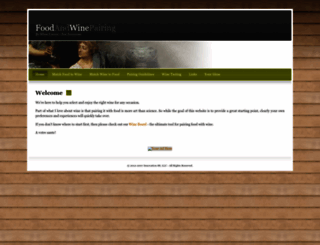 foodandwinepairing.org screenshot