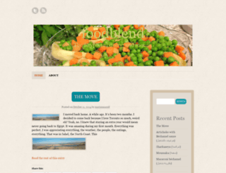 foodblend.wordpress.com screenshot