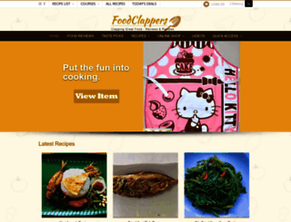 foodclappers.com screenshot