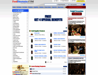 fooddirectories.com screenshot