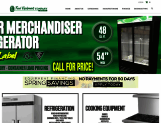 foodequipmentcompany.com screenshot