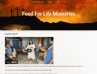 foodforlifeministry.com screenshot