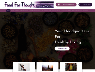 foodforthought-healthstore.com screenshot