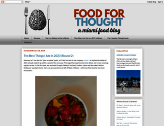 foodforthoughtmiami.com screenshot