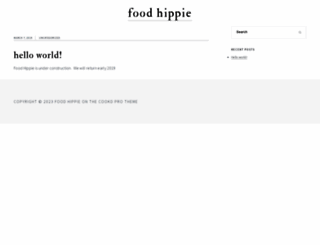 foodhippie.com screenshot