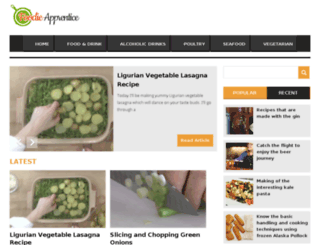 foodieapprentice.com screenshot