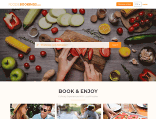 foodiebookings.com screenshot