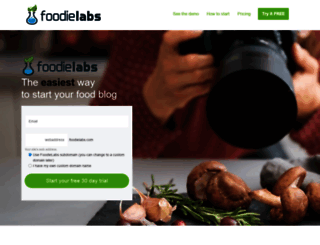 foodielabs.com screenshot