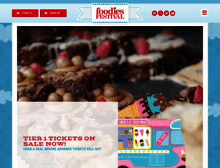 foodiesfestival.com screenshot