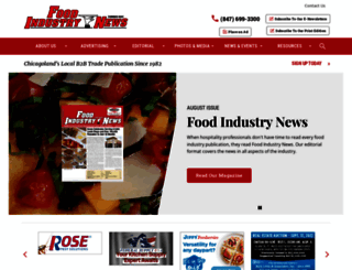 foodindustrynews.com screenshot
