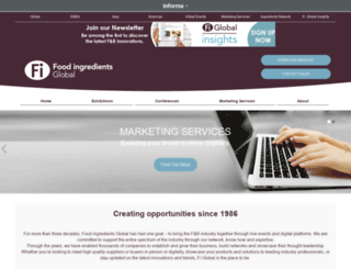 foodingredientsglobal.com screenshot
