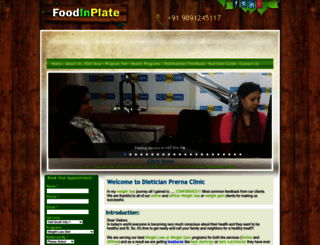foodinplate.com screenshot