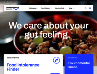 foodintolerances.org screenshot