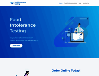 foodintolerancetestbristol.co.uk screenshot