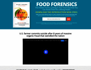 foodinvestigations.com screenshot