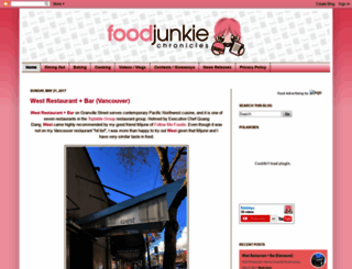 foodjunkiechronicles.net screenshot