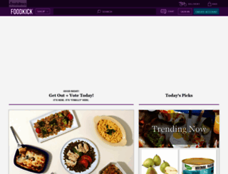 foodkick.freshdirect.com screenshot