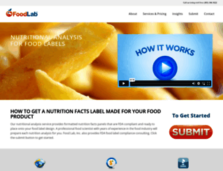 foodlab.com screenshot