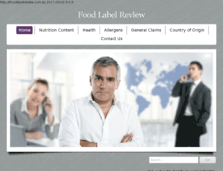 foodlabelreview.com.au screenshot