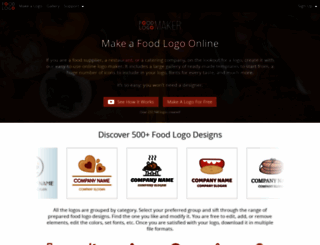 foodlogomaker.com screenshot