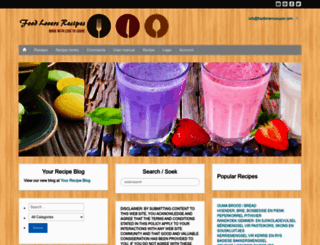 foodloversrecipes.com screenshot