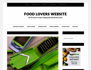 foodloverswebsite.com screenshot